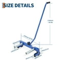thumbnail image 4 of Luku 500 Lbs Heavy-Duty Tire Dolly - Adjustable Tire Moving Cart Tool for Effortless Transport in Workshops and Garages, 4 of 9
