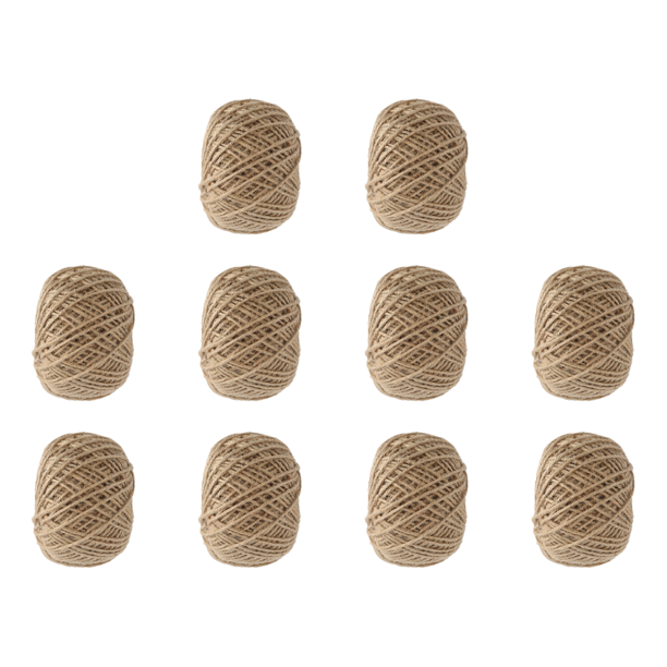Twine Marrón Multifunción 328 Pies para Envoltura Regalo Bricolaje (2 Mm)