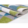 thumbnail image 5 of Geometric Pattern Empire Triangles Area Rug Carpet in Green Blue White, 4x6 (3'11" x 5'7", 120cm x 170cm), 5 of 5