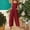 Red, variant on Ichuanyi Womens Jumpsuits, Women Fashion Loose Jumpsuit Casual Suspender Pants Wide Leg Solid Overalls