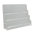 thumbnail image 3 of HILABEE Sports Card Shelf Holder Shop Dorm Retail Table 3 Tier Acrylic Display Stand Clear, 3 of 9