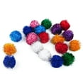 thumbnail image 5 of BESTSKY 50Pcs 1.38" Sparkle Ball Cat Toy Interactive Balls Multicolor for Kittens Exercise and Multiple Cats Play, 5 of 7