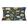 thumbnail image 3 of Designart "Sanctuary Of Mindful Meditation I" Botanical Printed Throw Pillow, 3 of 5