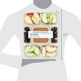 Freshness Guaranteed Apple and Grape Tray with Caramel Sauce, 42 oz
