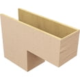 thumbnail image 5 of 11"W x 33"D x 22"H Classic Chapel Hill Rough Cedar Woodgrain TimberThane Corbel, Primed Tan, 5 of 6