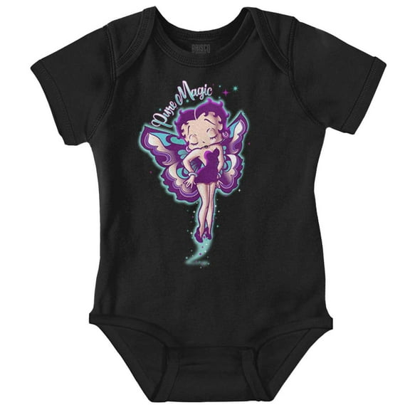 Betty Boop Pixie Magic Fairy Wings Bodysuit Jumper Girls Infant Baby Brisco Brands 12M