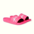 thumbnail image 3 of Victoria's Secret Pink Script Logo Single Strap Slides Sandal Beach Shoes Capri Pink Size Large (9/10) NWT, 3 of 3