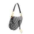 thumbnail image 2 of Pre-Owned Saddle Handbag with Strap Oblique Canvas Medium By Rebag, 2 of 6
