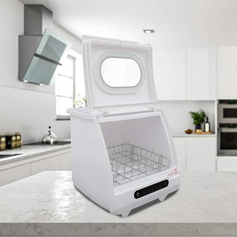 Airmsen Electric Portable Compact Countertop Small Dishwasher