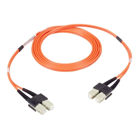 Black Box Premium Ceramic - Patch cable - SC multi-mode (M) to SC multi-mode (M) - 15 m - fiber optic - 62.5 / 125 micron - riser