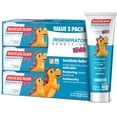 thumbnail image 2 of 3 white striped dental floss 50 meters (mint flavor, removes plaque and freshens breath) + 3 packs of children's gel toothpaste, with support (natural fruit flavor, enamel regeneration and sensitivit, 2 of 4