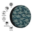 thumbnail image 4 of Kdxio Housse de Pneu Imprimé Style Poisson Imperméable en Cuir, Housse de Roue de Rechange pour Jeep Wrangler Rv SUV Camion Remorque de Voyage-17 Pouces, 4 of 6
