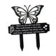 thumbnail image 4 of Marcador de tumba, decoración de patio, placa de cementerio decorativa confiable, estaca de tumba para 15 cm x 136 cm, 4 of 9