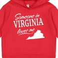 thumbnail image 3 of Inktastic Someone in Virginia Loves Me Toddler Hoodie, 3 of 4