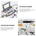 thumbnail image 5 of Xecao Colorful Poodle Dog print Elastic Luggage Cover, with double-sided print , is perfect for travel, business, and daily use, 5 of 9