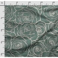 thumbnail image 2 of Soimoi Floral Printed,Cuddle Minky Fabric Sewing Fabric By The Yard- 56 Inch WideDecorative Plush Soft Fabric Baby Garments Toys And Blankets-Green, 2 of 5