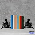 thumbnail image 4 of Handmadetneonsign Boy Reading Metal Bookends, Bookworm Name Bookend, Book Lover Table Bookshelf Home Decor 76695, 4 of 4