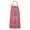 Red Skull Flower, variant on Red Skull Flower Cross Pattern Apron-Garden Aprons for Women with Pockets-Cotton Linen Waterproof Kitchen Cooking Gardening Aprons Adjustable for Kitchen,Cooking,BBQ and Salon 33x27 Inch
