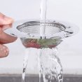 thumbnail image 4 of Sink Strainer For Kitchen Sinks, Stainless Steel Mesh Drainage Strainer Rust-Resistant Mirror Finish Shine Sink Stopper, 2 Pack, 4 of 5