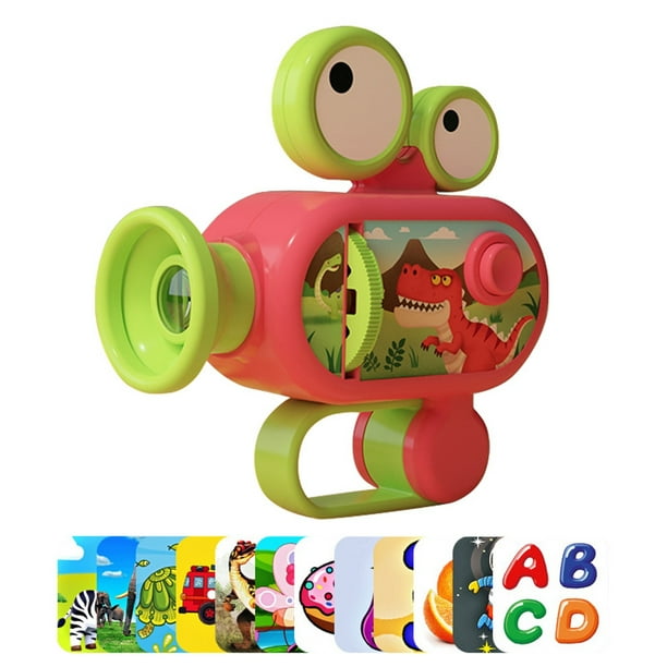Linterna de proyección para niños Proyector portátil para bebés Reconocimiento de colores Escena Juguete de educación temprana Juguete luminoso