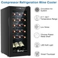 thumbnail image 5 of Ktaxon 28 Bottle Compressor Wine Cooler Freestanding Wine Fridge, Fast Cooling, Low Noise, 5 of 5
