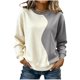 thumbnail image 3 of TaTaai Women's Printed Loose Long Sleeve Sweatshirt, Fashion Round Neck Casual Top, Lightweight Soft Style, Ideal for Dating Party Work Home Wear Gift, 3 of 5