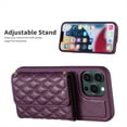 thumbnail image 5 of Dteck Crossbody Wallet Case for iPhone 14 Pro Max, RFID Blocking PU Leather Handbag Purse Flip Cover, Kickstand Folio Case with Card Slots Holder Detachable Lanyard Strap 5G 6.7 Inch, Purple, 5 of 9