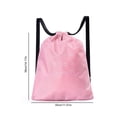 thumbnail image 2 of Yuarrent Bolsa de secado húmedo para natación, de hombro para deportes de playa al aire libre, correa ajustable, bolsa portátil, ropa, traje de Deportes acuáticos Rosa S Yuarrent OD020170-05, 2 of 6