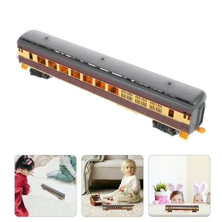 LEORX Diecast Model Subway Train Set with Realistic Passenger Carriage Assorted Colors
