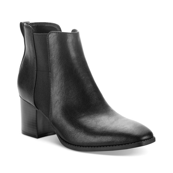 Style Co Aloraa Dress Booties Black Smooth 6.5M