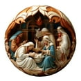 thumbnail image 1 of Car Christmas Decorations 2D Birth Blessing Acrylic Car Pendant, 1 of 1