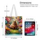 thumbnail image 5 of Capybara Bolso de tela con estampado de lienzo para mujer, bolsa de compras reutilizable y estética, con cremallera interior, regalo para mujer,40*45cm., 5 of 6
