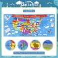 thumbnail image 3 of USA Coloring Activity - Large 31.5x 72 Educational Poster - Ideal for School Events & Birthday Parties, Multi-Use as Classroom Wall Décor or Table Cover, 3 of 7