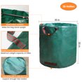thumbnail image 6 of EJWOX 3 Pack Reuseable Garden Waste Bags - 32 Gal Large Leaf Bag Holder/ Heavy Duty Lawn Pool Yard Waste Bags/ Waterproof Debris Bag, 6 of 7