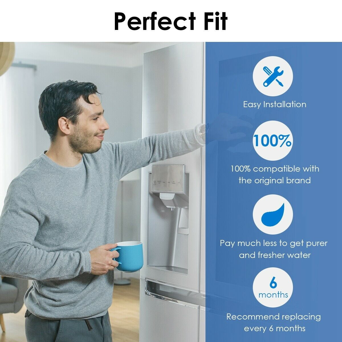 Amazon.com: Waterdrop EDR4RXD1 Replacement for EveryDrop