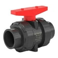thumbnail image 2 of Full Flow Control Valve True Union Ball Valve Shut Off Valve Low Resistance for Garden Home Plumbing Networks, 2 of 9