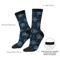 thumbnail image 2 of Yiaed Dandelions Print Great elasticity Crew Socks Sports socks for Men and Women, 2 of 5