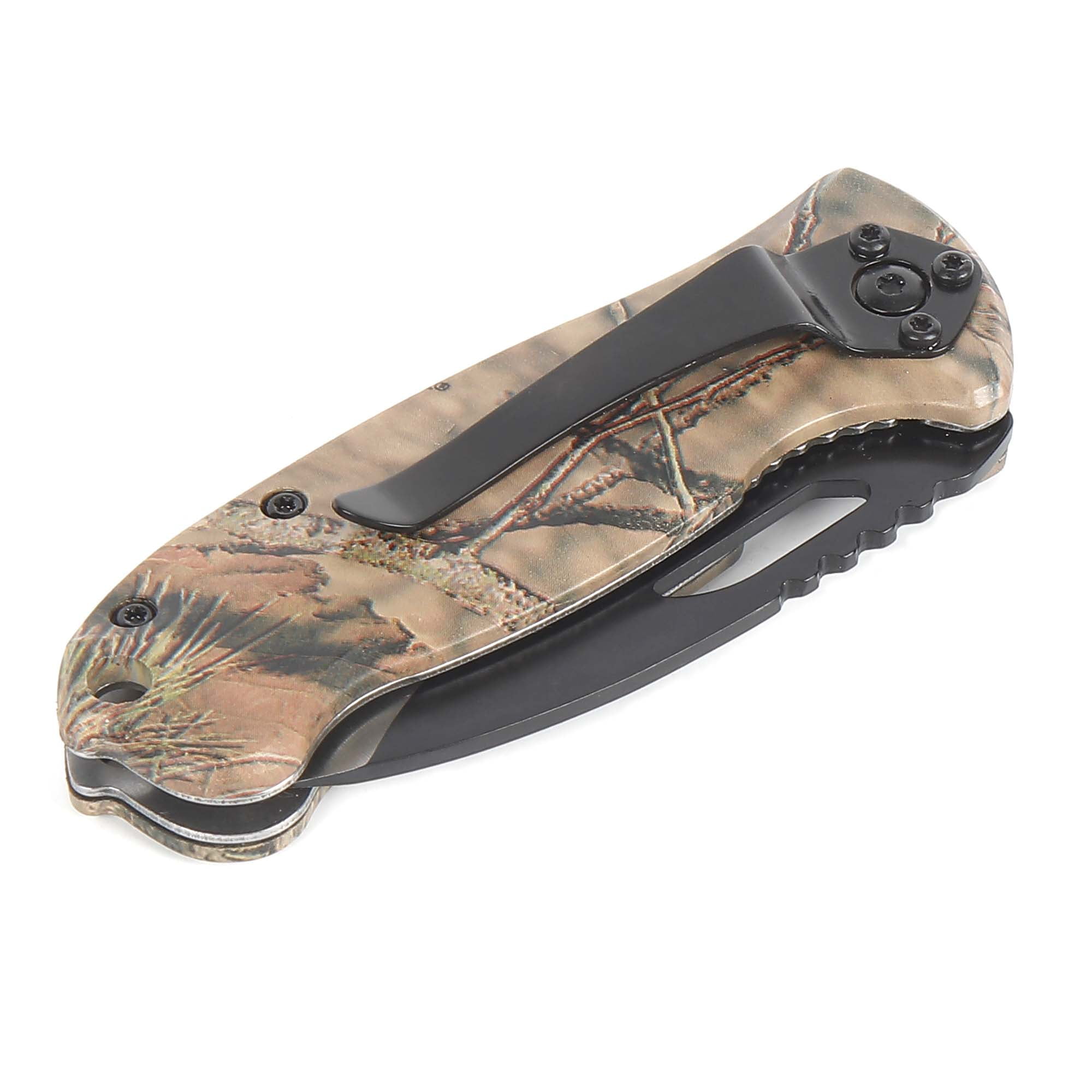 史上最も激安 Knife, Folding Camo Trail Ozark Stainless with Blade Steel ウイスキー