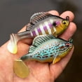 thumbnail image 2 of Señuelos de pesca de plástico suave, 18g, 24g, Dark Sleeper Gill, Shad Swimbaits, Lucio, lubina, perca, Zander, plantilla de pesca Softbait, 2 of 5