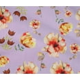 thumbnail image 4 of oneOone Cotton Flex Light Purple Fabric Flower & Leaves Watercolor Sewing Fabric By The Yard Printed Diy Clothing Sewing Supplies 40 Inch Wide, 4 of 4