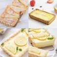 thumbnail image 5 of 8 Pcs Non-stick Quiche Tart Pans Rectangle With Removable Bottom,fluted Tart Tin For Fruit Pie Cake, 5 of 5