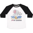 thumbnail image 3 of Inktastic I Love My Grandma Elephant Family Boys or Girls Toddler T-Shirt, 3 of 5