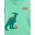 thumbnail image 2 of Wonder Nation Baby Boys Graphic Raglan Tee, Sizes 0/3M-24M, 2 of 3