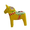 thumbnail image 1 of Estatua nórdica creativa pintada a mano de madera de recuerdo de escritorio de caballo Dala sueco para Amarillo, 1 of 9