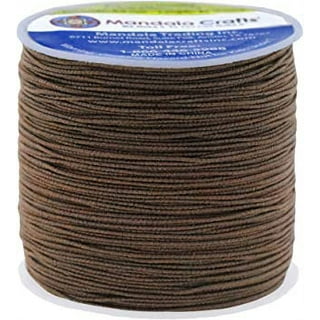 Shirring Elastic Thread for Sewing - Thin Fine Elastic Sewing Thread for Sewing Machine Knitting by Mandala Crafts 0.6mm 87 Yards Green