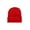 Bright Red, variant on Xinyolin Men Women Solid Color Warm Woolen Knitted Cap Fluorescent Cuffed Beanie Hat