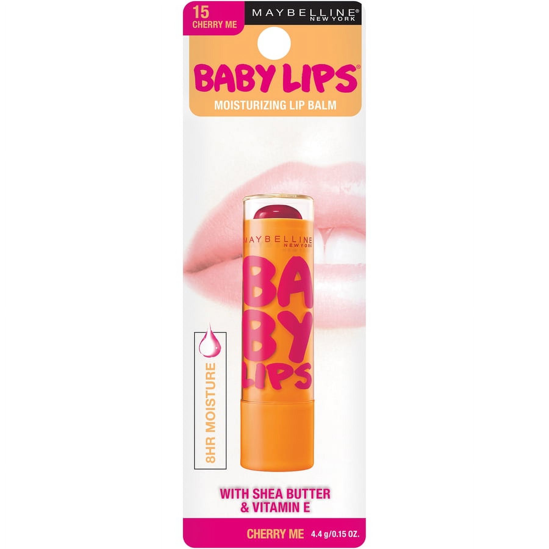 Maybelline Baby Lips Moisturizing Lip Balm, Cherry Me - image 5 of 6