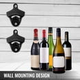 thumbnail image 3 of Abridor de botellas de hierro fundido VEVOR, 100 unidades, soporte de pared clásico rústico para bares de casa y cueva de hombre, 3 of 8