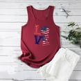 thumbnail image 4 of Blusa sin mangas con cuello redondo y estampado de girasol para mujer Fridja  gh3166, 4 of 5