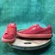 thumbnail image 2 of PU & MA Men's Suede Haribo FL Red Suede Gummy Bear Shoes Size 10.5 US 382563 01, 2 of 6